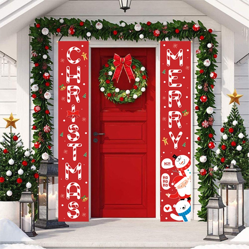 Dây Treo Trang Trí Giáng Sinh In Chữ Merry Christmas