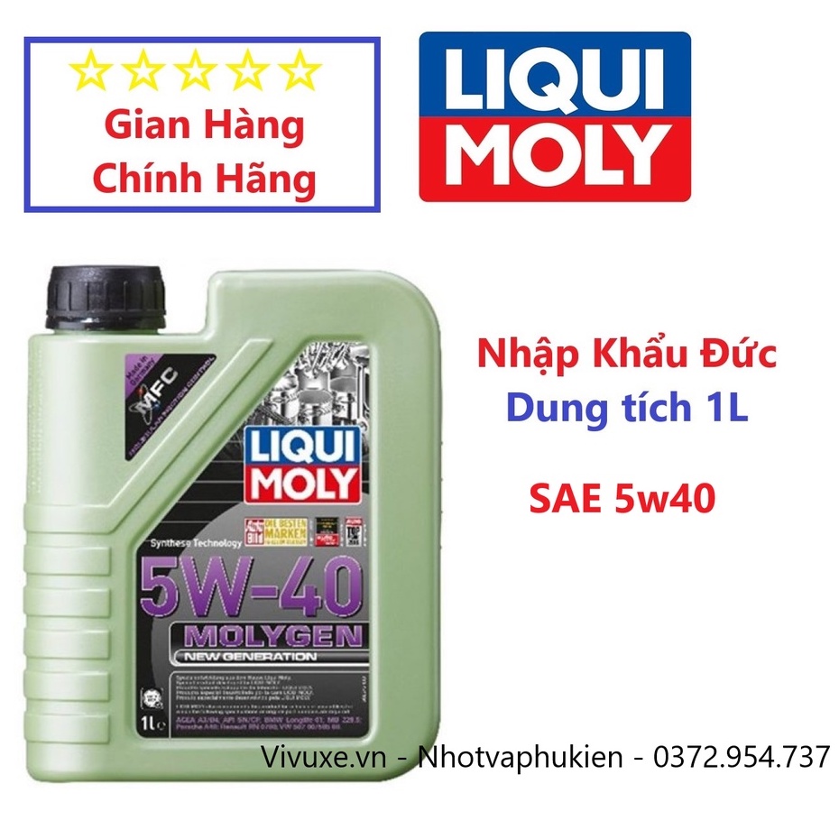 Nhớt Liqui Molygen 5w40 xe tay ga