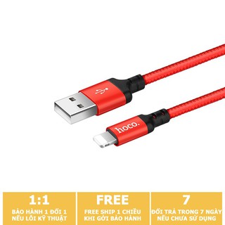 Dây Cáp Sạc HOCO X14💎FREESHIP💎Dây Cáp Sạc Dù Lightning HOCO X14 | Iphone | Ipad | Micro |Type C 1m 2m Bảo Hành 30 Ngày