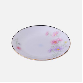 Đĩa nông 18cm (541) thủy tinh ngọc cao cấp MP USA Home Set, nhập khẩu Thái Lan, an toàn cho sức khỏe_KokiaHome