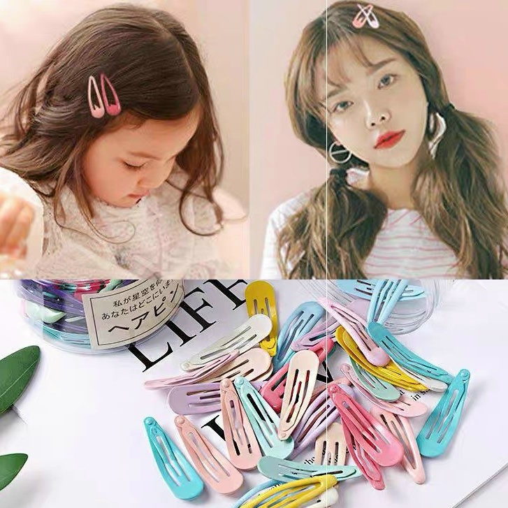 Set 30 Kẹp Tóc Mái Hàn Quốc Nhiều Màu Dành Cho Nữ - Cặp Tóc Mái Đẹp C1
