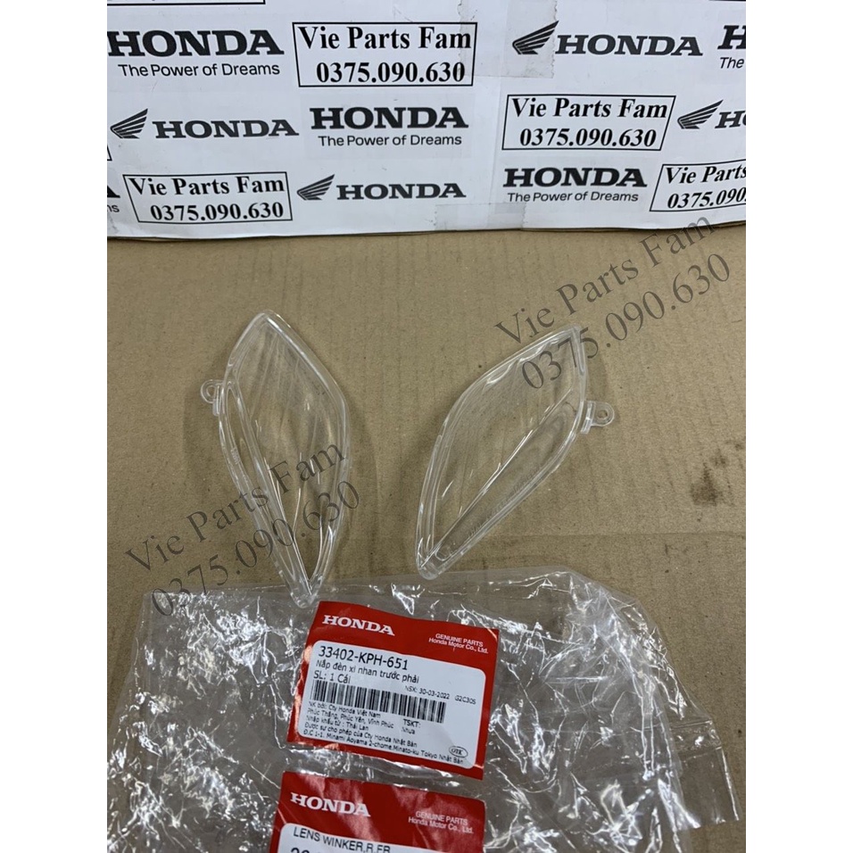 Nắp chụp xi nhan trước trái phải Future 2, hàng din Honda mới 100%