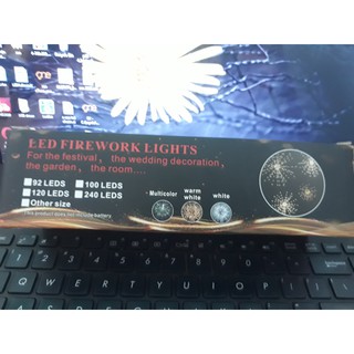 Led pháo hoa noel