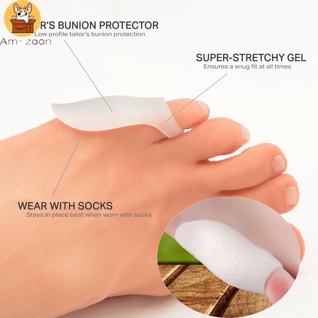 Set 2 Dụng Cụ Silicone Chỉnh Hình Ngón Chân Cái Giảm Đau