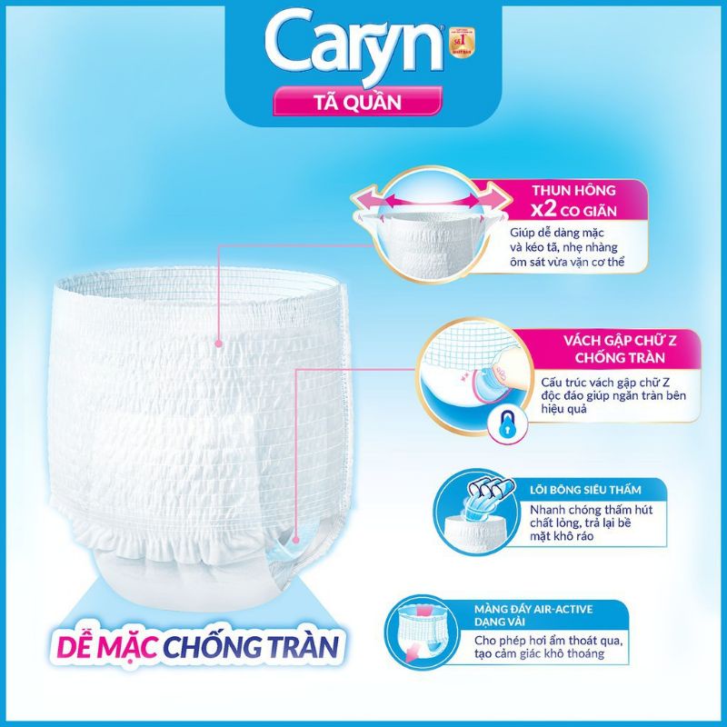 Tã quần người già Caryn L14 miếng