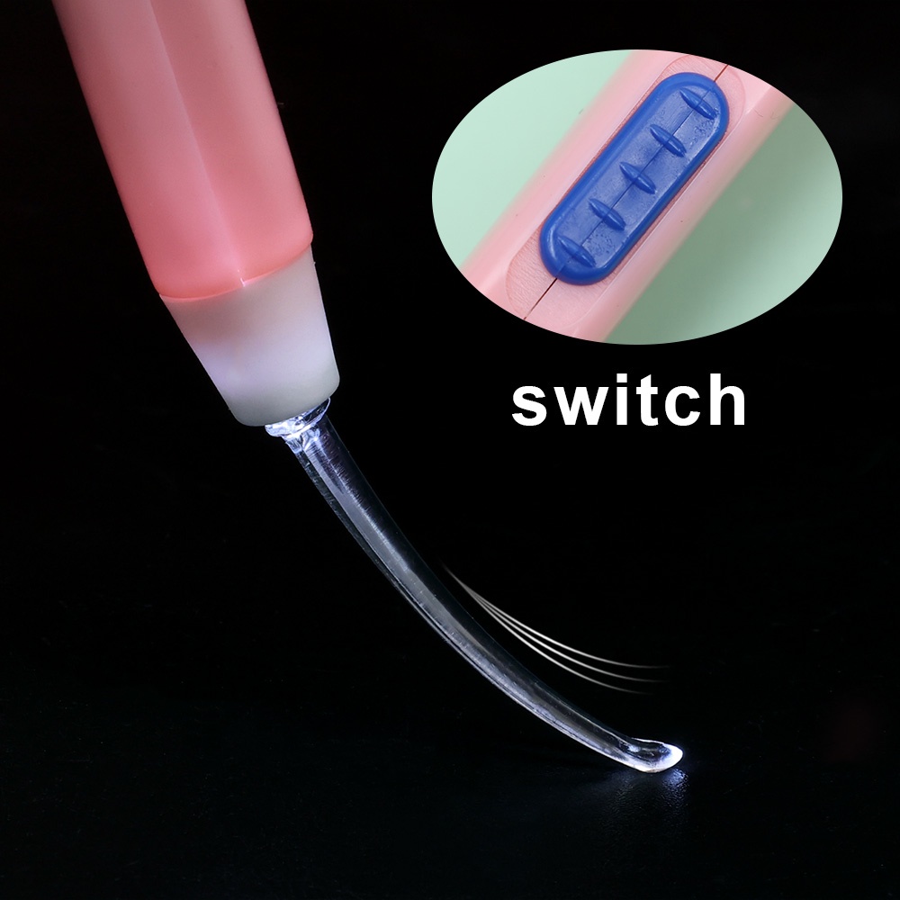Dụng Cụ Lấy Ráy Tai Có Đèn LED Hình Động Vật Hoạt Hình Dễ Thương Cho Bé