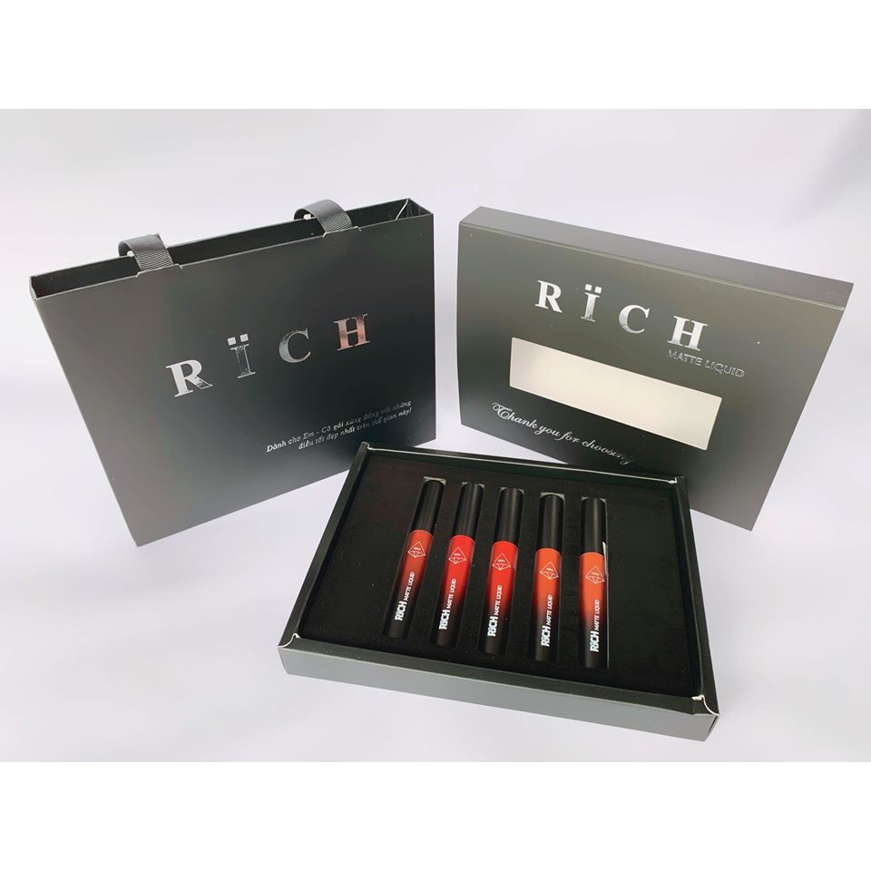 SET SON KEM 5 THOI RICH MATTELIQUID SỊN SÒ | BigBuy360 - bigbuy360.vn