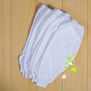 Combo 10 Quần dài Cotton trắng cho bé trai / gái