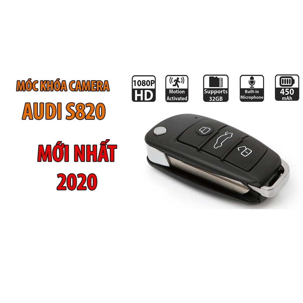 Móc Khóa Ôtô Thông Minh - Móc khóa ôtô kèm camerra FullHD 1080P Pin trâu thời gian hoạt động dài 5-7 giờ