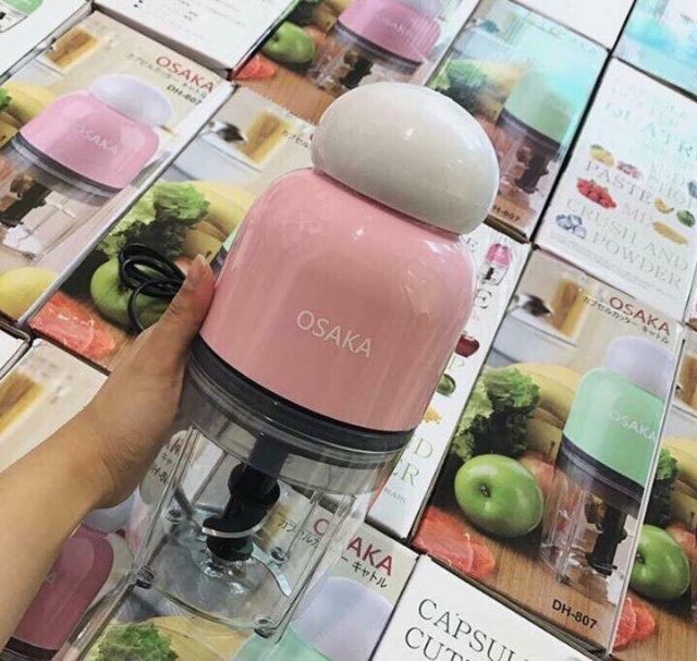Combo máy xay osaka, máy massage mặt và lọ thả bồn cầu