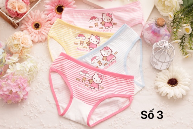 Quần chip Kitty cho bé gái (giao ngẫu nhiên theo size)