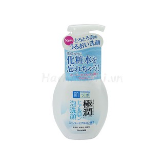 Sữa rửa mặt dạng bọt Hadalabo 160ml dưỡng da, cấp ẩm