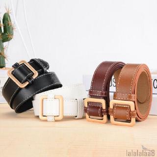Thắt lưng da pu thiết kế đơn giản thời trang cho nam và nữ