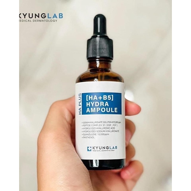 Serum Tinh chất HA Plus Hydra Ampoule B5 Kyunglab bảo vệ cấp nước căng bóng mịn màng trắng sáng