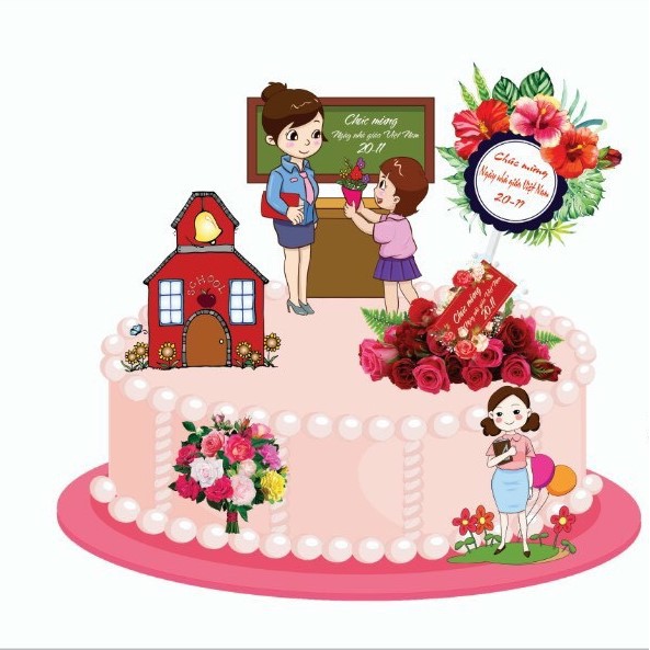 [SIÊU RẺ❤️] – SCG Cây nấm - Trang trí bánh sinh nhật bánh kem