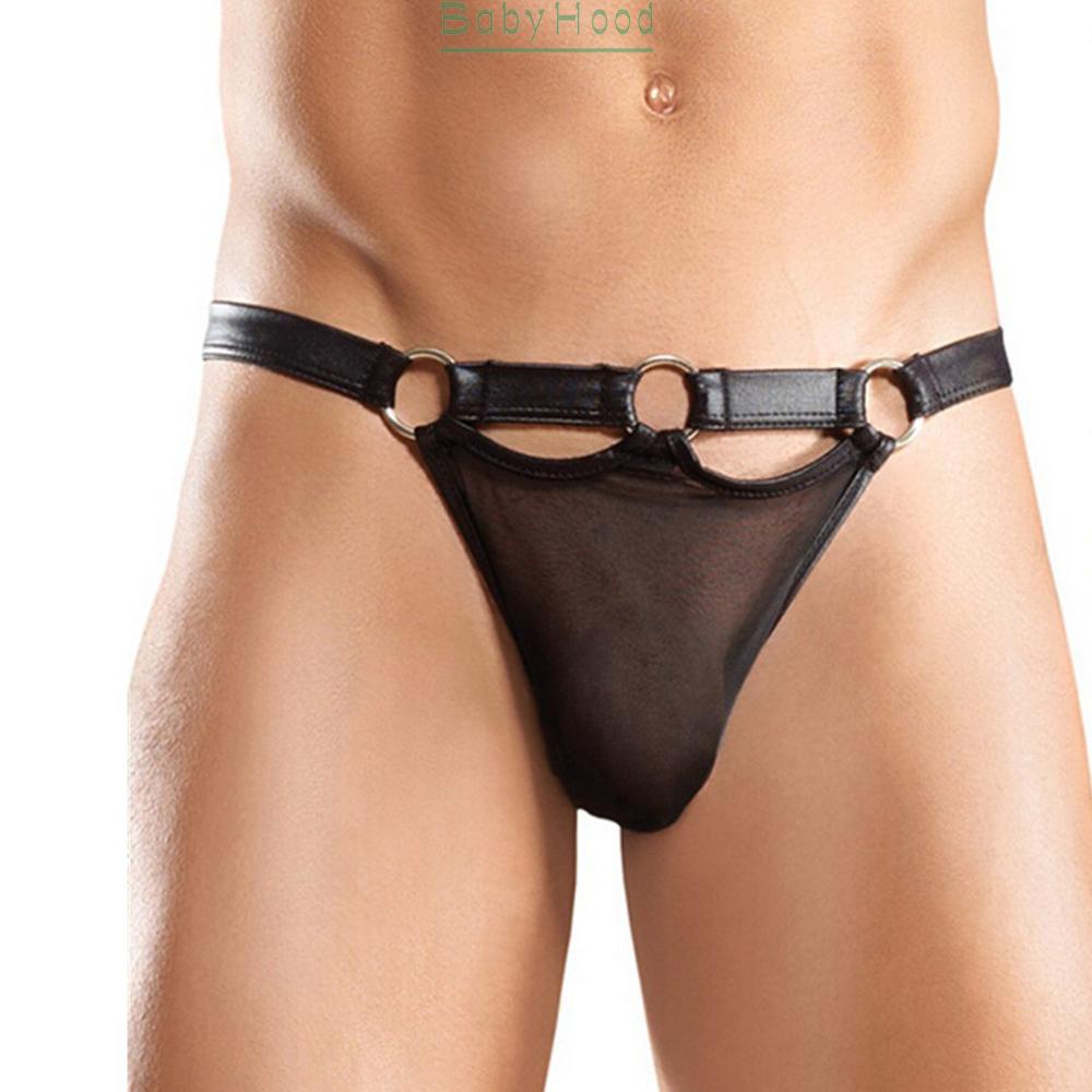 Male Thong Briefs Underpants Cock Underwear G-String Jockstrap Lingerie#BBHOOD