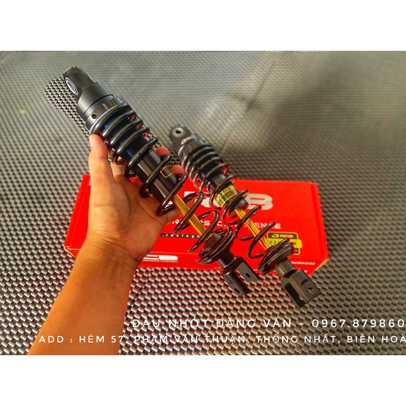 Phuộc Racing Boy Honda Airblade, PCX cũ dòng C Seri Đen Ty Vàng