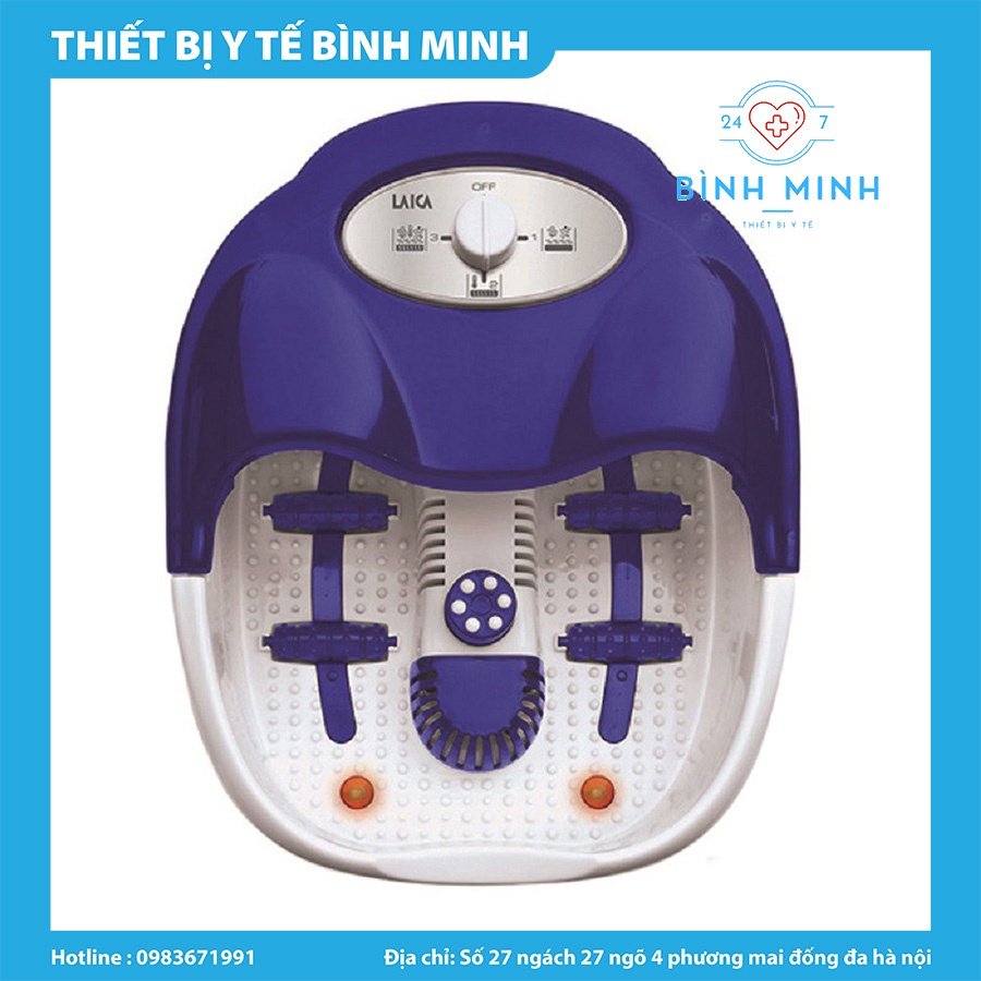 Bồn/Máy/Chậu Ngâm Chân Massage Hồng Ngoại Cắm Điện LAICA PC1301 BH 12 Tháng