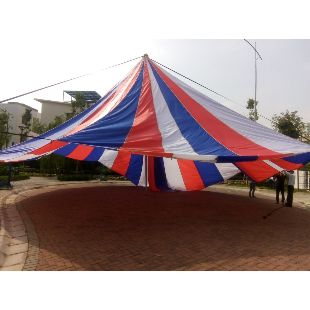 Dù sự kiện tròn- Dù ngoài trời sân trường- Dù che sân trường- Đường kính 12m