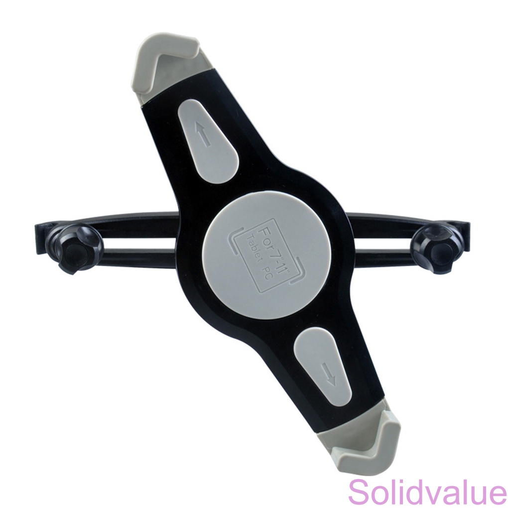 SV-Tablet Bracket Car Headrest Adjustable Tablet Holder Plastic Mobile Phone Mount Storage Accessory
