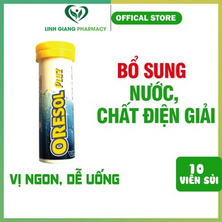 [Hàng chính hãng] Viên sủi Oresol Pluz ❤️FREESHIP❤️Giải Khát, Bù nước và Điện giải