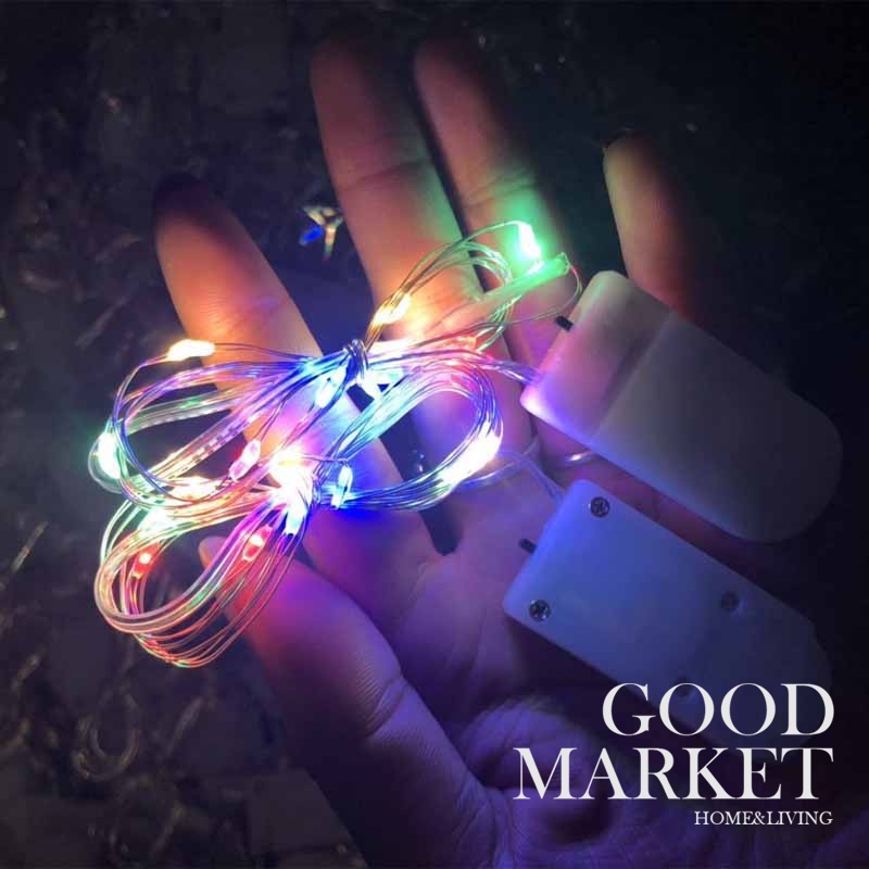Dây Đèn Led 2M Chạy Bằng Pin Dùng Để Trang Trí Phòng Ngủ