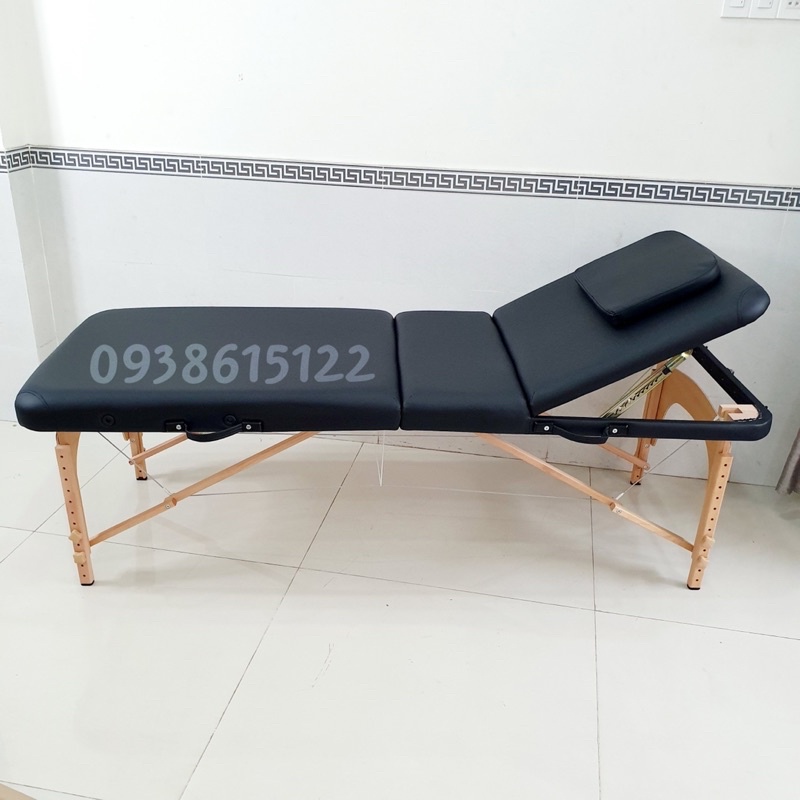 Giường vali phun xăm chân gỗ loại 1