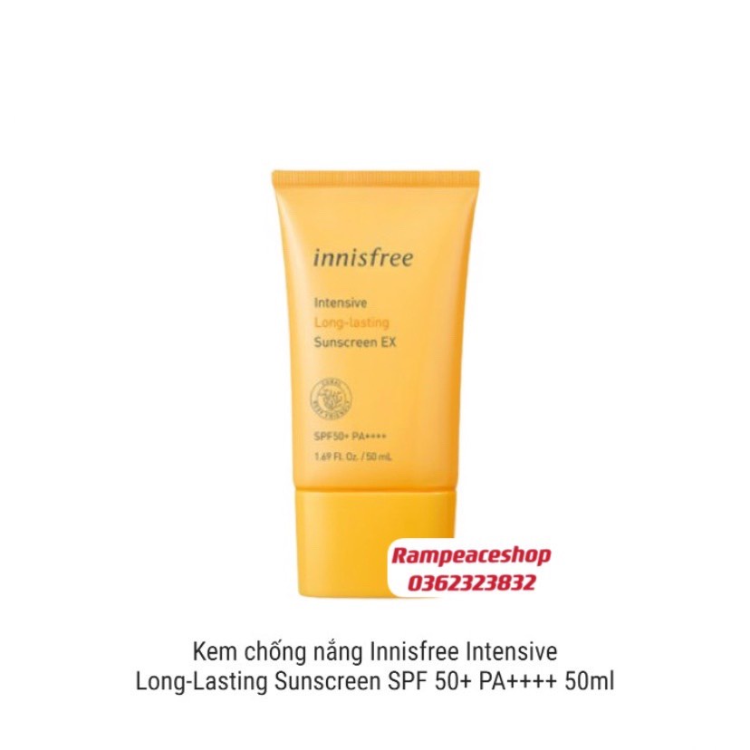 Kem Chống Nắng Cho Mọi Loại Da Innisfree Perfect UV Protection Cream Long Lasting SPF50+ PA++++