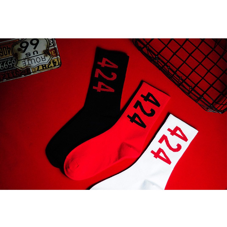 Tất Vớ 424 ulzzang unisex cổ cao [SHOPEE TRỢ GIÁ]
