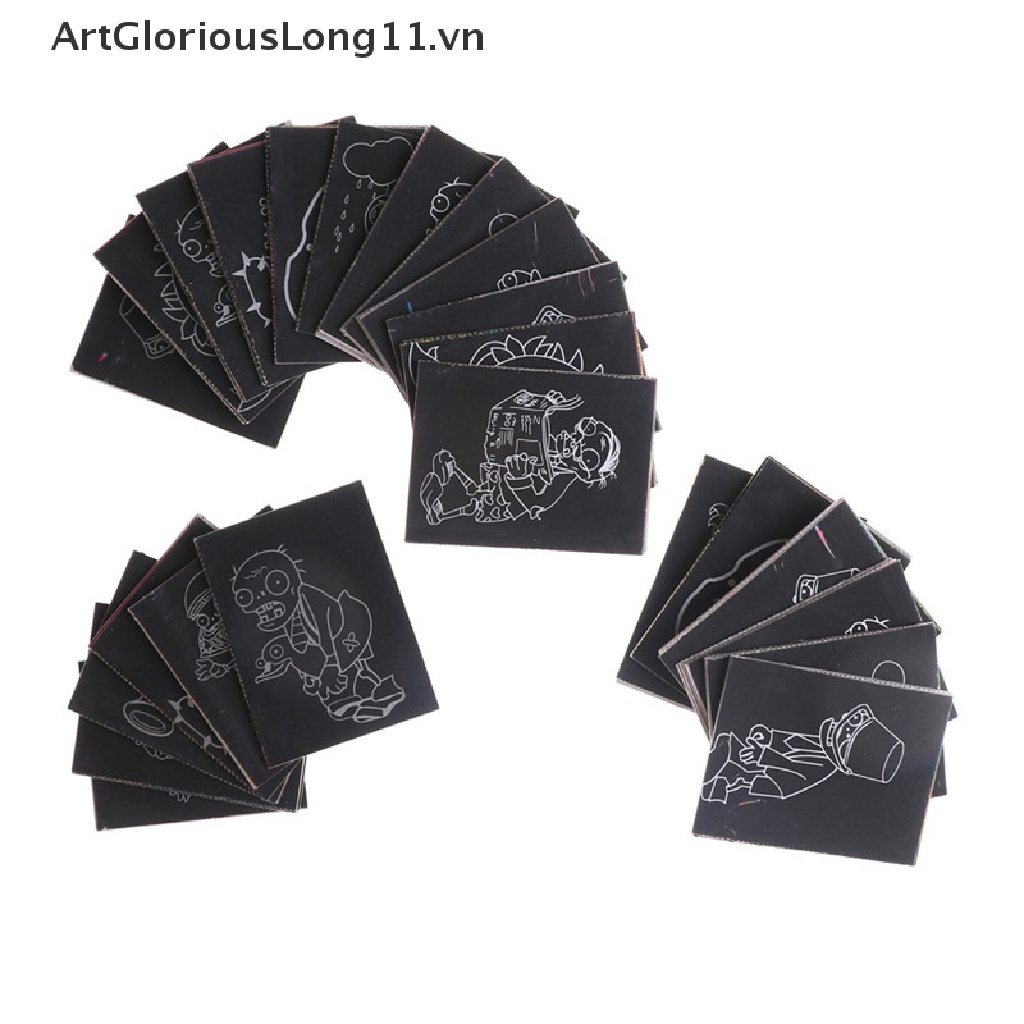 Gói 8 tờ giấy vẽ tranh phong cách nghệ thuật nhiều màu sắc kèm que vẽ dành cho trẻ em