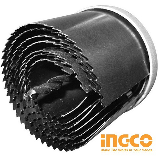 INGCO Bộ 7 mũi khoét lỗ gỗ từ 26mm tới 63mm AKHS702