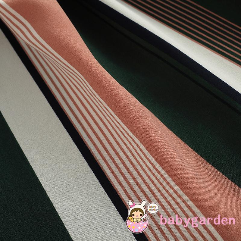 Đầm Hai Dây Hở Vai Họa Tiết Kẻ Sọc Màu Sắc Tương Phản Thời Trang Mùa Hè Dành Cho Bé Gái 4-7 Tuổi