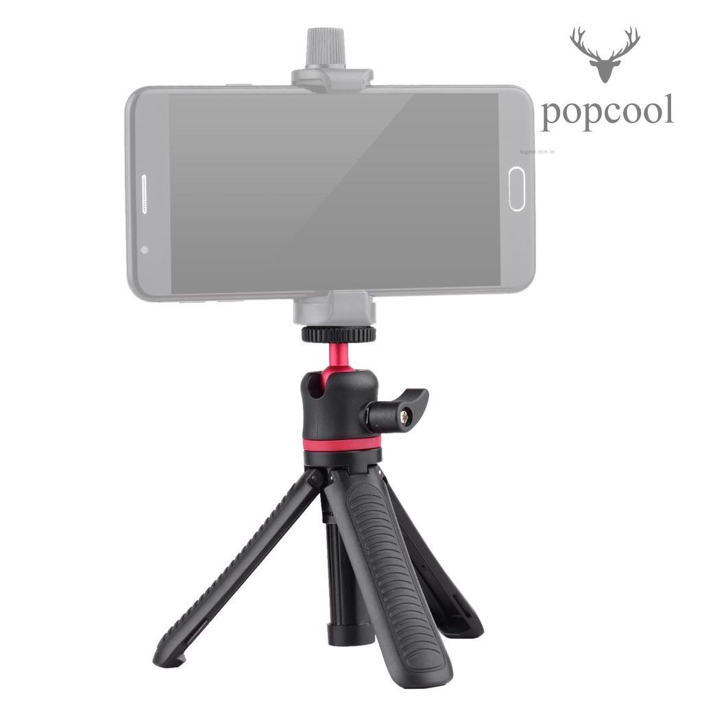 Giá Đỡ Ba Chân Mini Cầm Tay Đầu Tròn 1 / 4 Inch Có Thể Kéo Dài Và Kéo Dài Kèm Ốc Vít Dùng Để Quay Vlogging / Phát Trực Tuyến | BigBuy360 - bigbuy360.vn