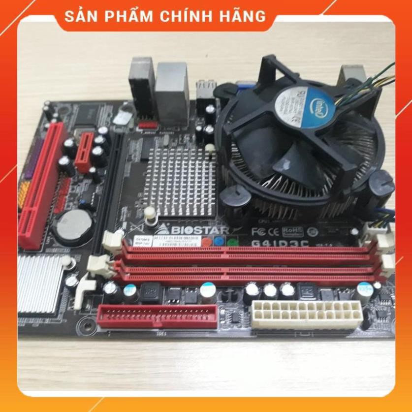 Combo main G41 + Ram 4Gb + E7500 + Quạt + Fe
