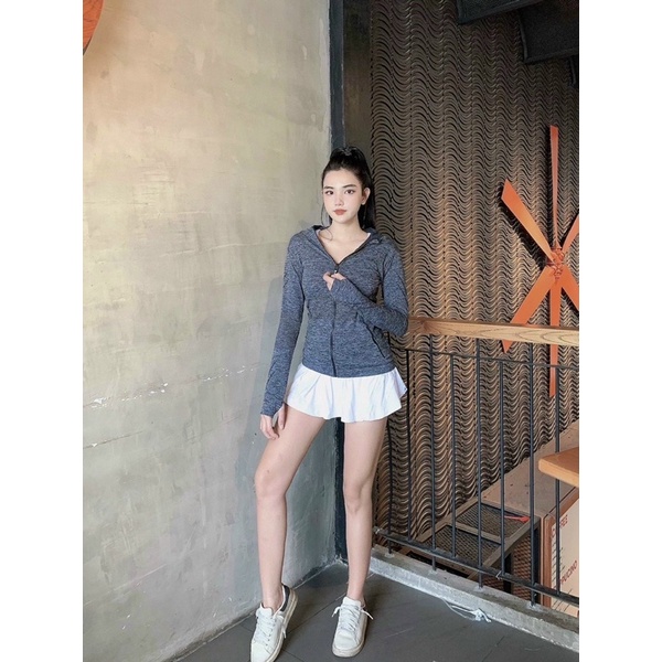 Áo khoác dệt mới MS18 gym,thể thao,yoga