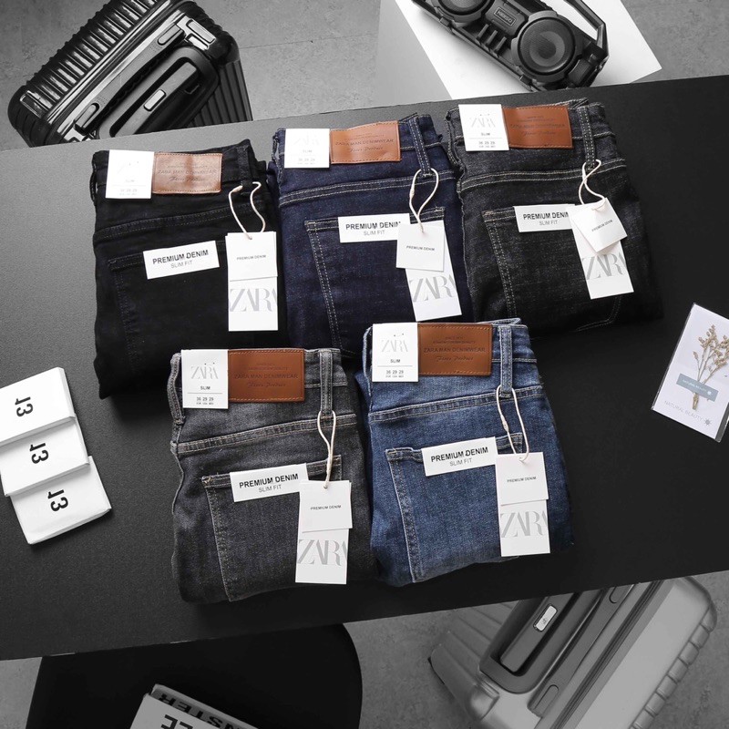 Quần jean nam cao cấp màu thời trang- form slim fit | BigBuy360 - bigbuy360.vn