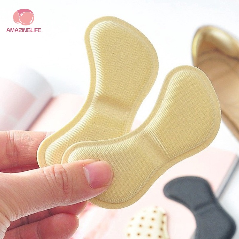 Miếng Lót Giày Cao Gót Giảm Đau Tự Dính Bằng Bọt Biển Tiện Dụng Cho Nữ