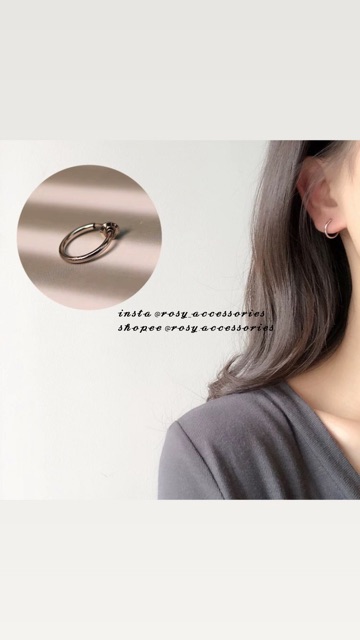 ROSY - KHUYÊN TRÒN KẸP ĐEO TAI MÔI MŨI V BTS