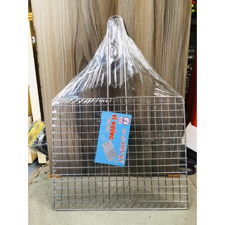 Vĩ nướng inox vuông 1 lớp Dìn Ký loại lớn