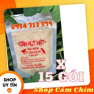 Combo 15 Gói Cám Hút Mật Gia Kiệm, Cám Hạt, Shop Cám Chim