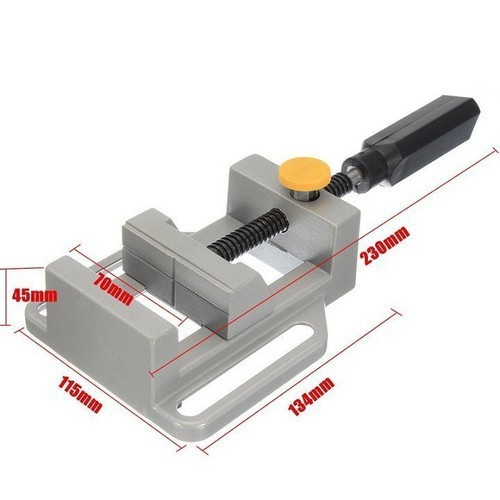 Chân đế máy khoan bàn có giá đỡ ê tô