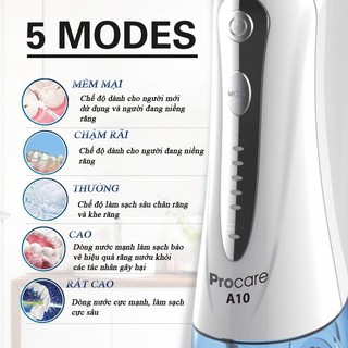 Máy tăm nước du lịch Procare A10