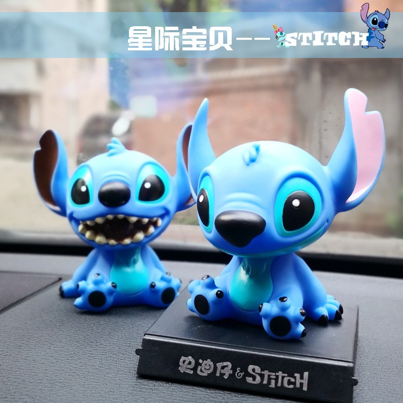 Mô Hình Nhân Vật Stitch Lắc Đầu Trang Trí Xe Hơi