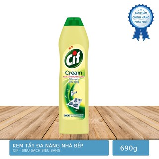 Kem tẩy đa năng nhà bếp CIF vàng 690g
