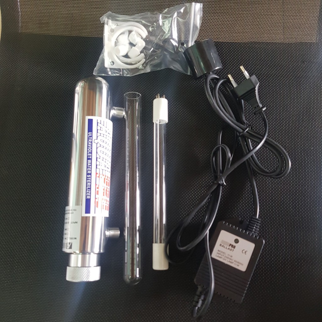 Bộ đèn UV diệt khuẩn 11W - 14w Aquapro đầy đủ adapter và phụ kiện