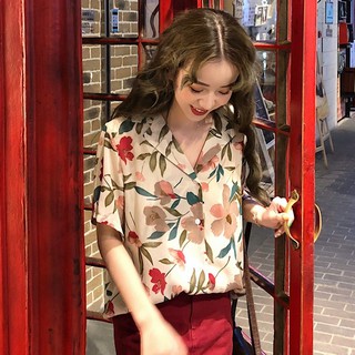 Xj-retro age ve áo voan hoa mỏng dành cho nữ