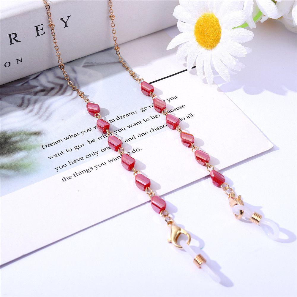 MOILYVN Dây Chuỗi Hạt Pha Lê Đeo Mắt Kính Chống Thất Lạc