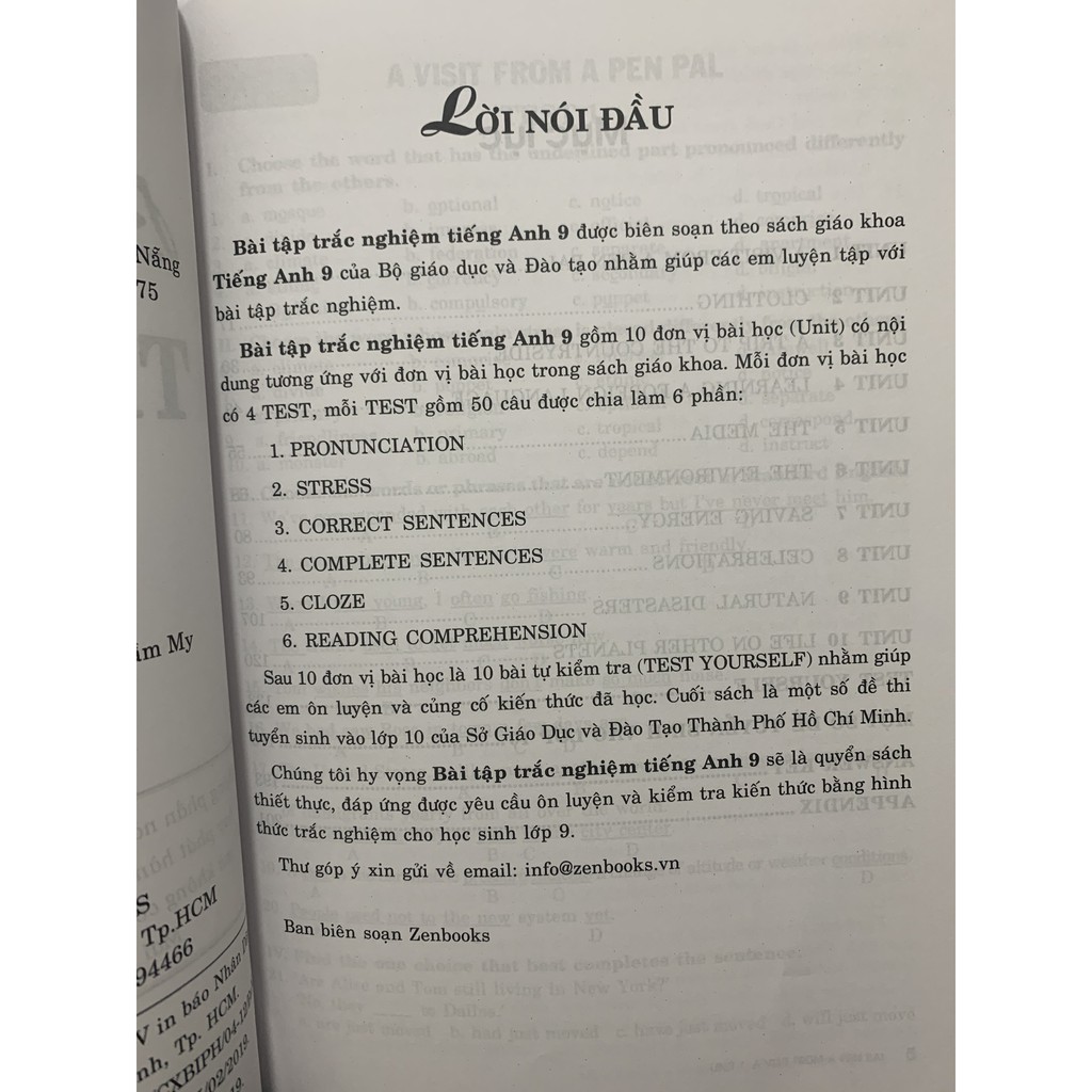 Sách - Bài Tập Trắc Nghiệm Tiếng Anh - Lớp 9 (Có Đáp Án) - 9786048432966