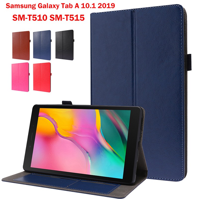 Ốp lưng Samsung Galaxy Tab A 10.1 2019 SM-T510 T515 Bao da thông minh Flip Cover Auto sleep Stand Magnetic Tablet Case | BigBuy360 - bigbuy360.vn