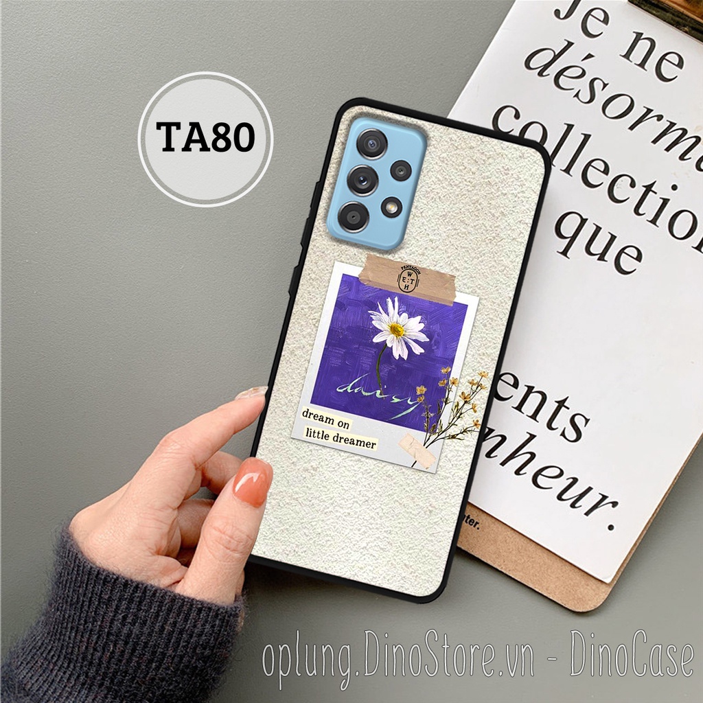 Ốp Samsung A53 / A33 / A73 5G - A13 / A23 4G - Ốp lưng Samsung bảo vệ camera chống bám bẩn in hình hoa cỏ vintage.